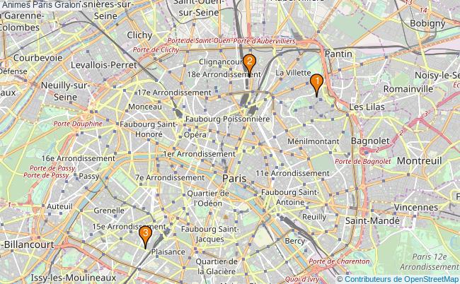 plan Animes Paris Associations animes Paris : 6 associations