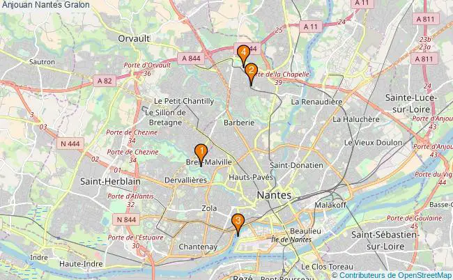 plan Anjouan Nantes Associations Anjouan Nantes : 4 associations