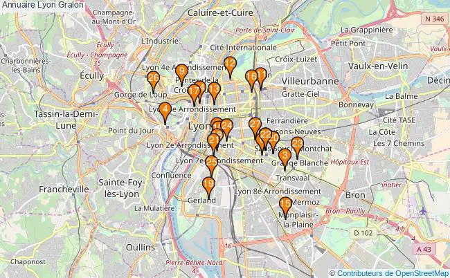 plan Annuaire Lyon Associations annuaire Lyon : 30 associations