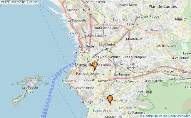 plan ANPE Marseille Associations ANPE Marseille : 3 associations