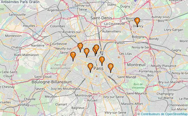plan Antisémites Paris Associations antisémites Paris : 11 associations