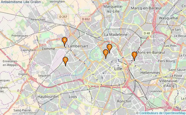 plan Antisémitisme Lille Associations antisémitisme Lille : 5 associations
