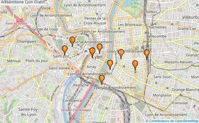 plan Antisémitisme Lyon Associations antisémitisme Lyon : 13 associations