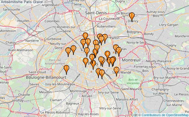 plan Antisémitisme Paris Associations antisémitisme Paris : 92 associations