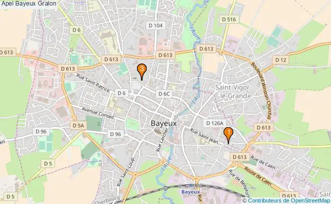 plan Apel Bayeux Associations apel Bayeux : 3 associations