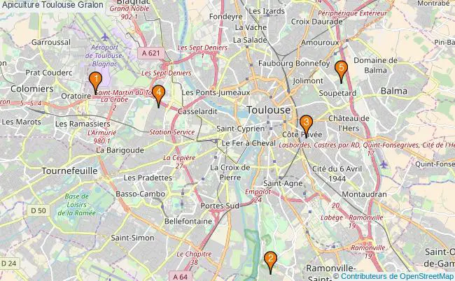 plan Apiculture Toulouse Associations apiculture Toulouse : 6 associations