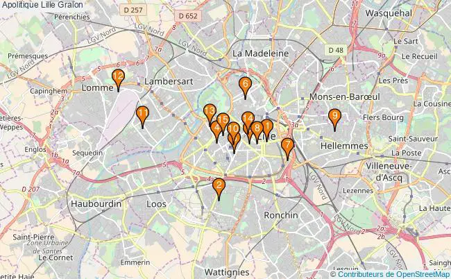 plan Apolitique Lille Associations Apolitique Lille : 16 associations