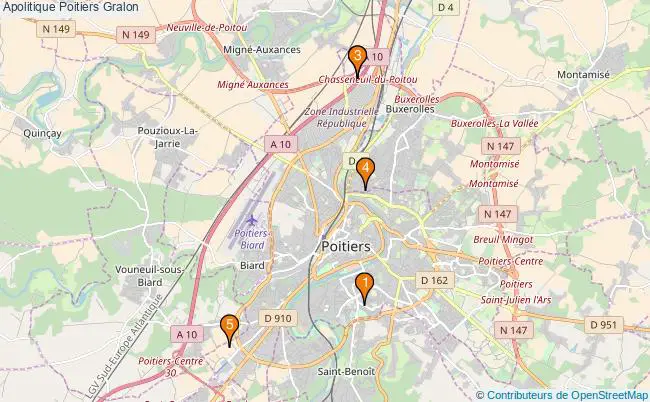 plan Apolitique Poitiers Associations Apolitique Poitiers : 9 associations