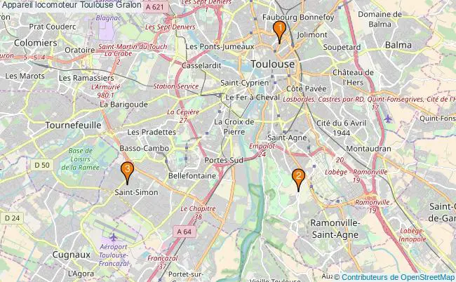 plan Appareil locomoteur Toulouse Associations appareil locomoteur Toulouse : 3 associations