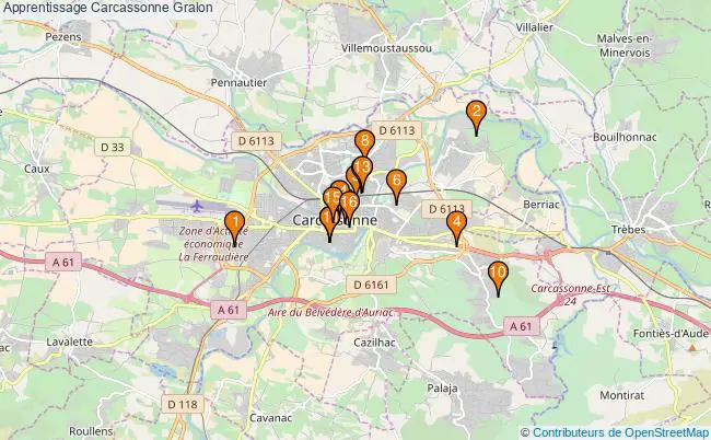 plan Apprentissage Carcassonne Associations apprentissage Carcassonne : 18 associations