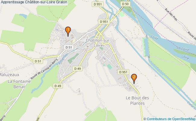 plan Apprentissage Châtillon-sur-Loire Associations apprentissage Châtillon-sur-Loire : 2 associations