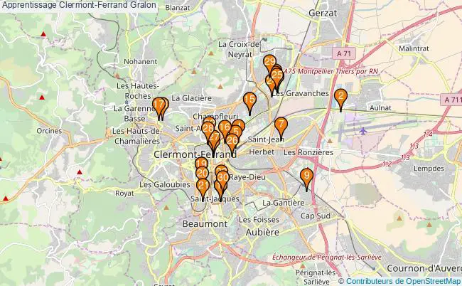 plan Apprentissage Clermont-Ferrand Associations apprentissage Clermont-Ferrand : 39 associations