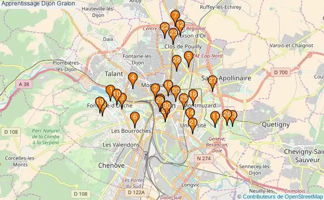 plan Apprentissage Dijon Associations apprentissage Dijon : 56 associations