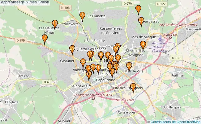 plan Apprentissage Nîmes Associations apprentissage Nîmes : 63 associations