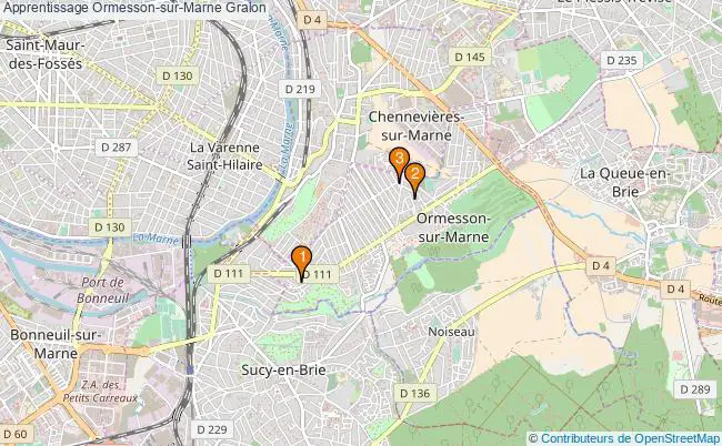 plan Apprentissage Ormesson-sur-Marne Associations apprentissage Ormesson-sur-Marne : 3 associations