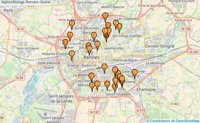 plan Apprentissage Rennes Associations apprentissage Rennes : 107 associations