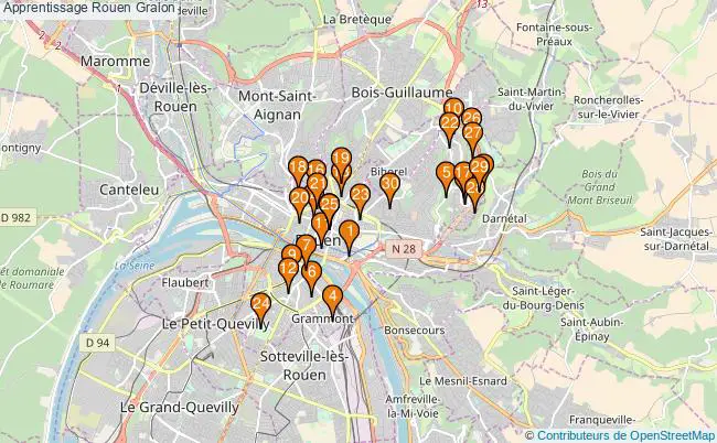 plan Apprentissage Rouen Associations apprentissage Rouen : 51 associations