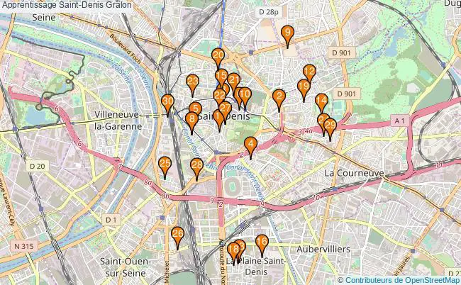 plan Apprentissage Saint-Denis Associations apprentissage Saint-Denis : 62 associations