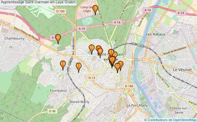 plan Apprentissage Saint-Germain-en-Laye Associations apprentissage Saint-Germain-en-Laye : 21 associations
