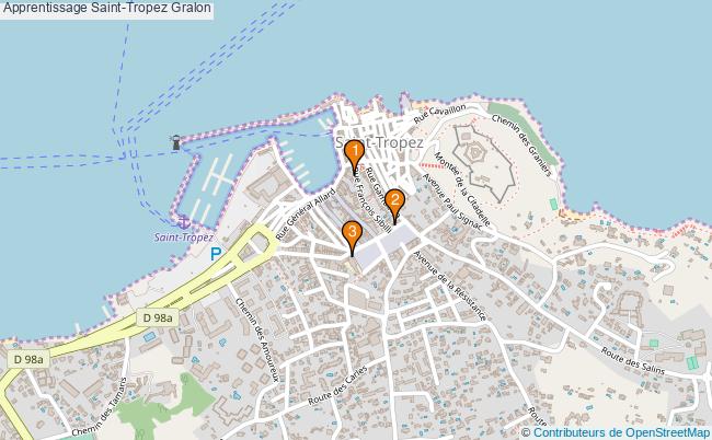 plan Apprentissage Saint-Tropez Associations apprentissage Saint-Tropez : 2 associations