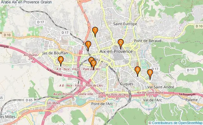 plan Arabe Aix en Provence Associations arabe Aix en Provence : 10 associations