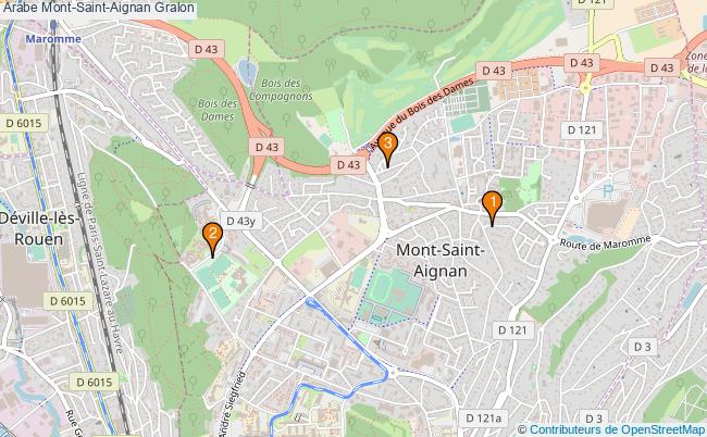 plan Arabe Mont-Saint-Aignan Associations arabe Mont-Saint-Aignan : 3 associations