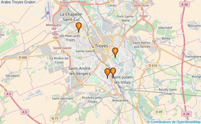 plan Arabe Troyes Associations arabe Troyes : 5 associations