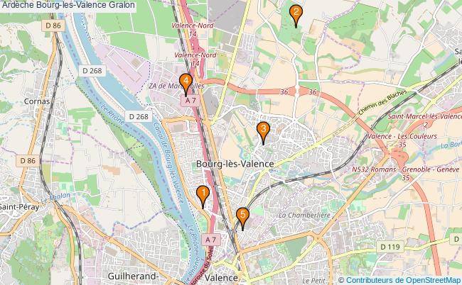 plan Ardèche Bourg-les-Valence Associations Ardèche Bourg-les-Valence : 5 associations