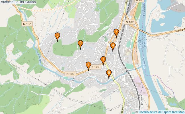 plan Ardèche Le Teil Associations Ardèche Le Teil : 7 associations