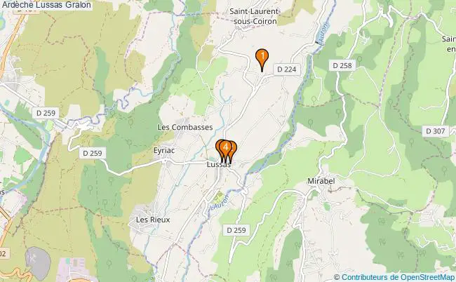 plan Ardèche Lussas Associations Ardèche Lussas : 3 associations