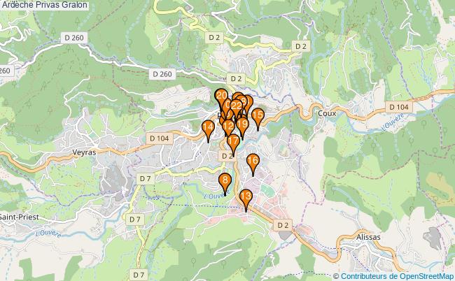 plan Ardèche Privas Associations Ardèche Privas : 27 associations