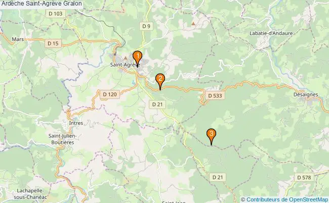 plan Ardèche Saint-Agrève Associations Ardèche Saint-Agrève : 4 associations