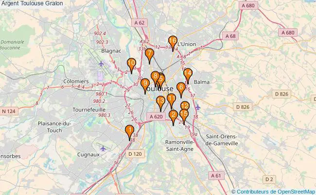 plan Argent Toulouse Associations argent Toulouse : 21 associations