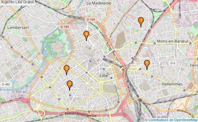 plan Argentin Lille Associations Argentin Lille : 6 associations