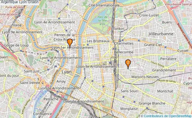plan Argentique Lyon Associations argentique Lyon : 3 associations