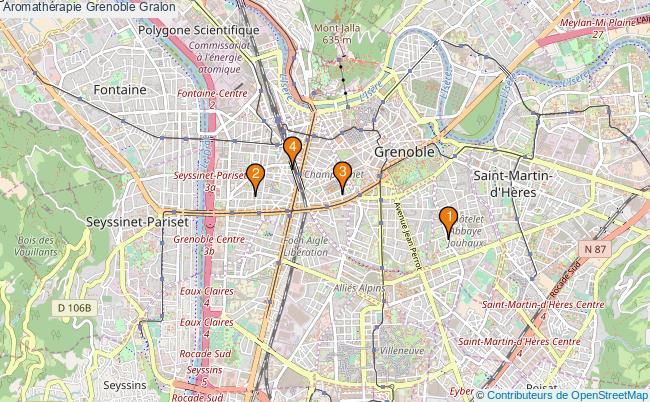 plan Aromathérapie Grenoble Associations Aromathérapie Grenoble : 4 associations