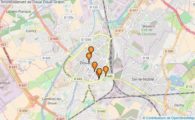 plan Arrondissement de Douai Douai Associations arrondissement de Douai Douai : 8 associations