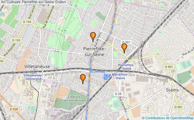 plan Art Culinaire Pierrefitte-sur-Seine Associations Art Culinaire Pierrefitte-sur-Seine : 3 associations