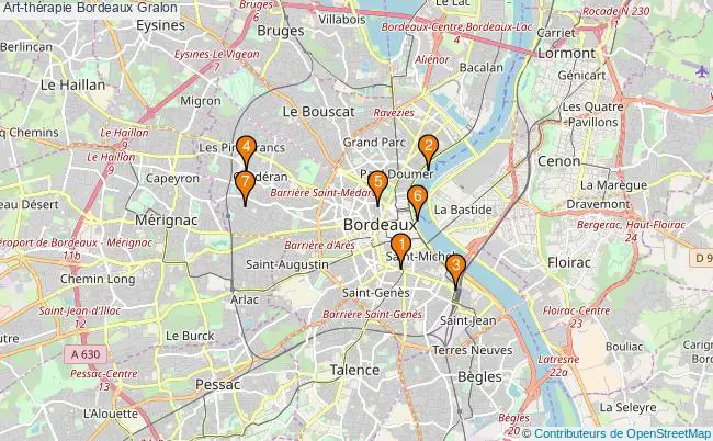 plan Art-thérapie Bordeaux Associations art-thérapie Bordeaux : 9 associations