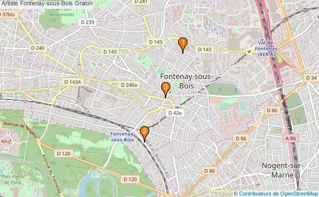plan Artiste Fontenay-sous-Bois Associations artiste Fontenay-sous-Bois : 3 associations