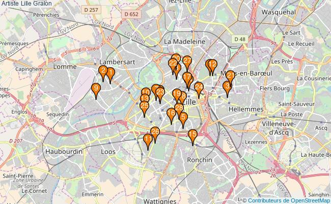 plan Artiste Lille Associations artiste Lille : 32 associations