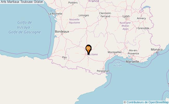 plan Arts Martiaux Toulouse Associations Arts Martiaux Toulouse : 66 associations