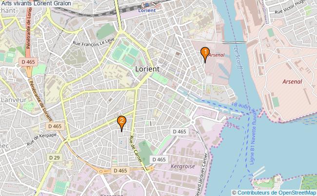 plan Arts vivants Lorient Associations arts vivants Lorient : 3 associations