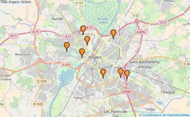 plan Asie Angers Associations Asie Angers : 8 associations