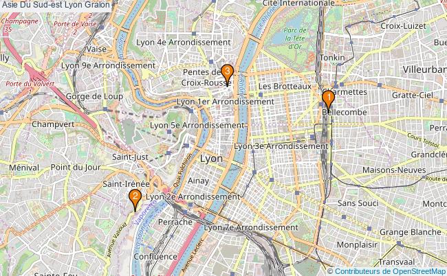 plan Asie Du Sud-est Lyon Associations Asie Du Sud-est Lyon : 3 associations