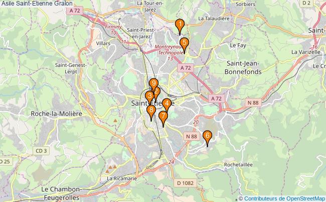 plan Asile Saint-Etienne Associations asile Saint-Etienne : 10 associations