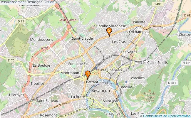 plan Assainissement Besançon Associations assainissement Besançon : 2 associations