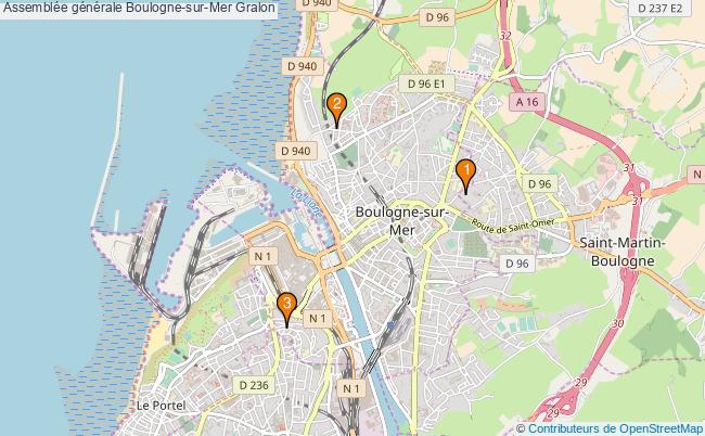 plan Assemblée générale Boulogne-sur-Mer Associations Assemblée générale Boulogne-sur-Mer : 3 associations