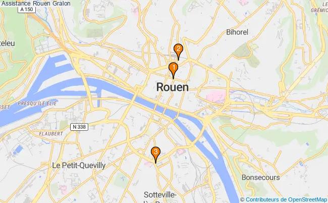 plan Assistance Rouen Associations Assistance Rouen : 3 associations