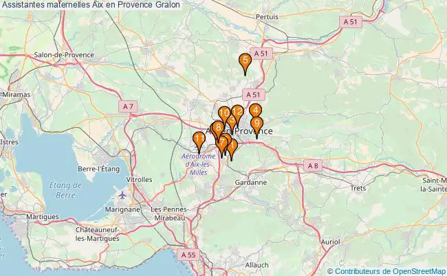 plan Assistantes maternelles Aix en Provence Associations assistantes maternelles Aix en Provence : 13 associations
